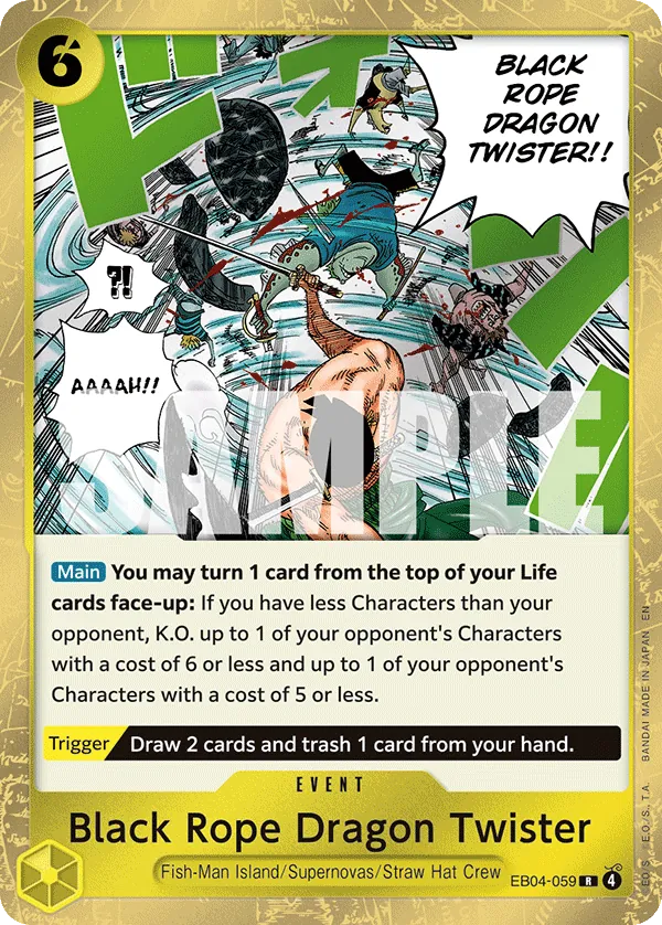 Black Rope Dragon Twister EB04-059