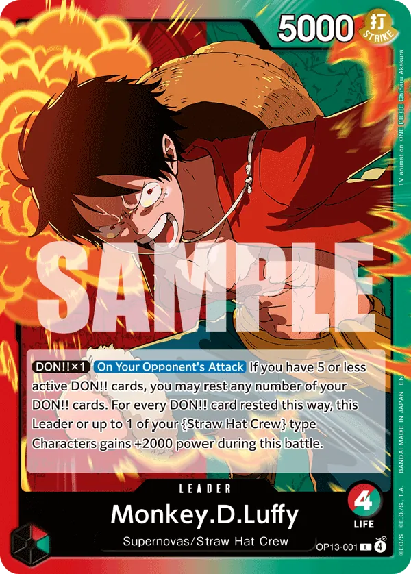 Monkey.D.Luffy OP13-001