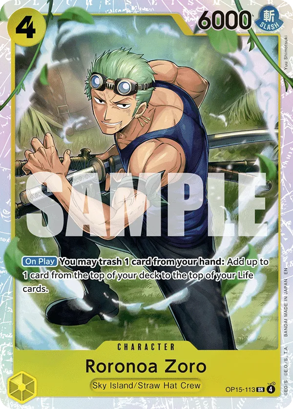 Roronoa Zoro OP15-113