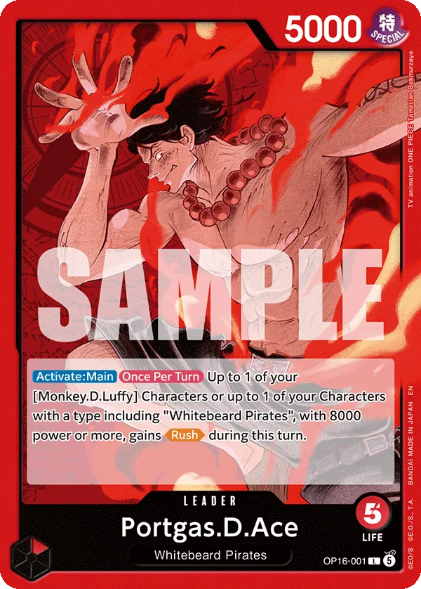 Portgas.D.Ace OP16-001