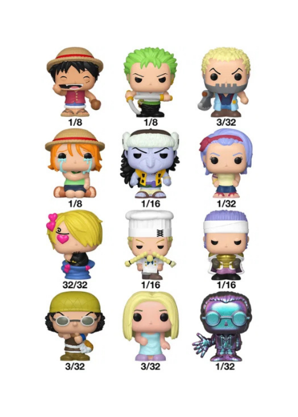 Funko Bitty Pop Singles One Piece