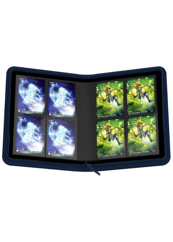 Ultimate Guard Zipfolio 160 8-Pocket Xenoskin - kansio - sininen