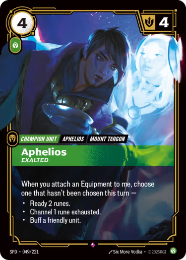 Aphelios - Exalted 049/221